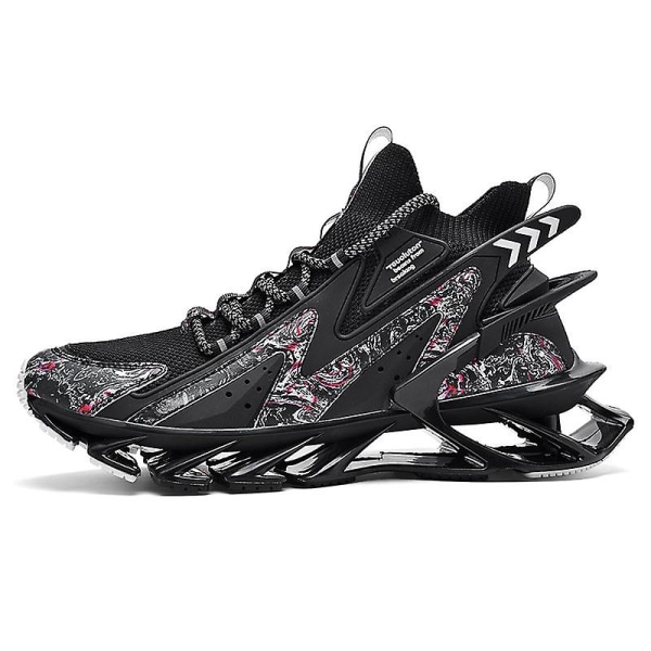 Herresko Herre Sportssko Herre Bladesko Casual Snøresko Mesh Kamuflasjesko black-2 45