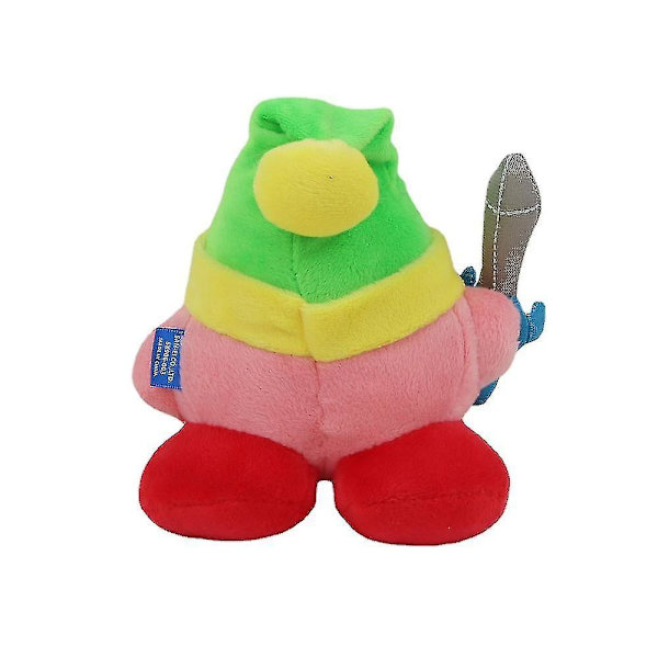 16cm/6 tum Spel Star Kirby Kawaii Plyschleksak Söta Svärd Kirby Mjuk Fylld Docka Peluche Julgåva