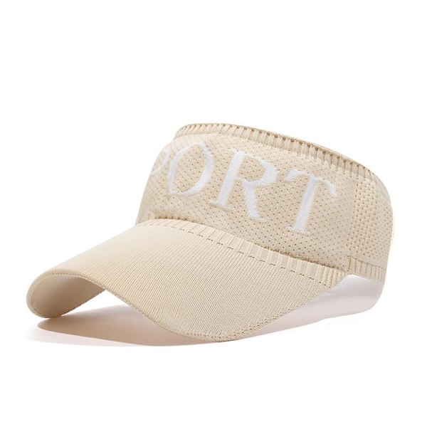 Solskärm Hatt Dam Keps Tennis Golf Promenad Baseboll Tjej Kepsar Tom Topp Khaki