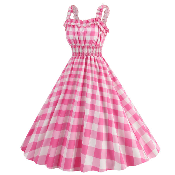Dame Vintage Kjoler 1950-tallet Retro Swing Kjole Filmheltinne Cosplay Kostyme Stil 1 Style 1 S