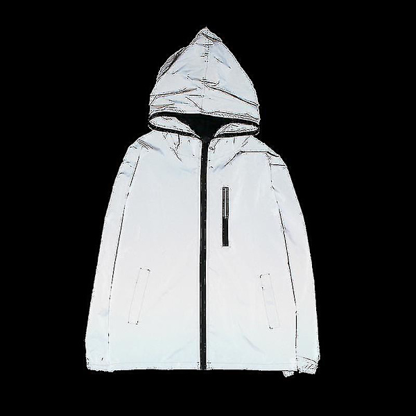 Vedenpitävä Lämmin Heijastava Takki Hyvän Näkyvyyden Turvatakki Kevyt 181 4XL