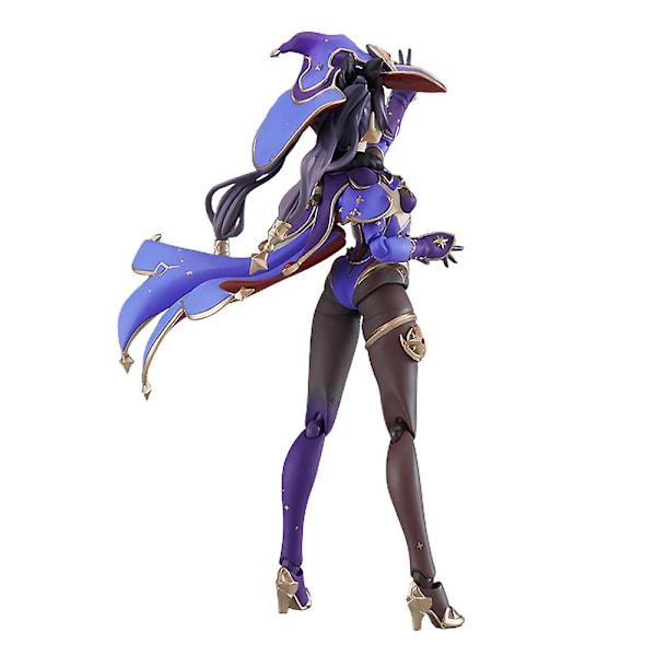 Genshin Impact Mona Actionfigur Spelfigur Samlarmodell Docka Rörliga Leder Figurleksaker För Fans