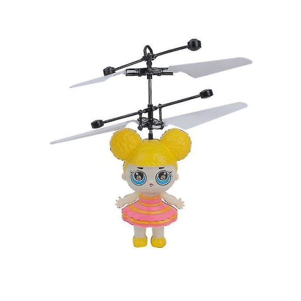 Toy Induction Aircraft Flygande Helikopter Speed ​​Drone Toys Blue Cod Kk5555 Doraemon