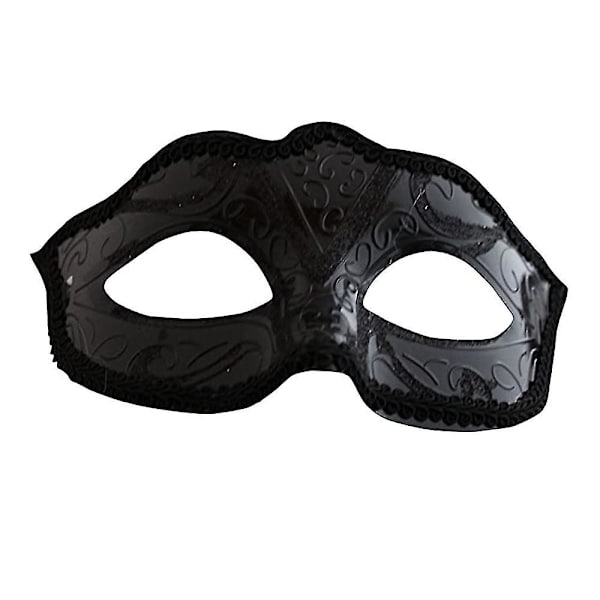 Maskeradansiktsmask, Mode Spets Par Maskeradansiktsmask Black