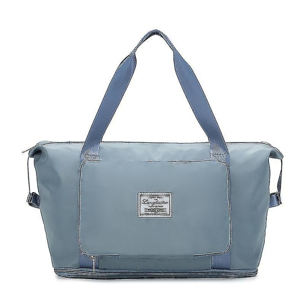 Resväska med stor kapacitet, torr och våt separation, fitnessväska Blue