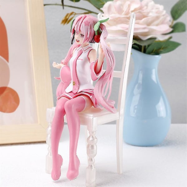 Hatsune Miku Figurleksak Anime Pvc Action Figurleksakssamling för modell