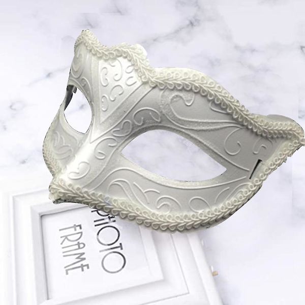 Maskeradansiktsmask, Mode Spets Par Maskeradansiktsmask White