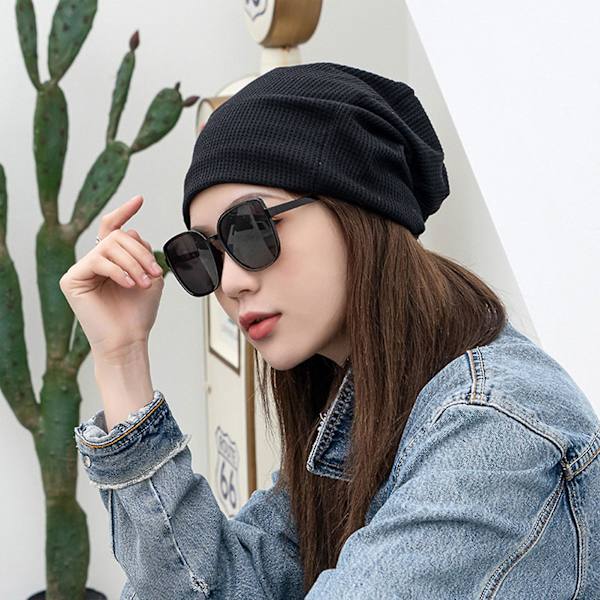 Retro Damsolglasögon med Klara Glas - Ögonskydd Anti-reflex Solglasögon för Trendiga Fester och Outfit-matchning Black Frame Gray
