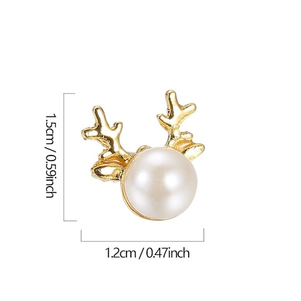 Jul Örhängen Tecknade Julörhängen Älg Ornament Örhängen