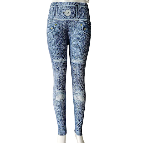 Yoga Jeans til Kvinder, Viser Slank Krop, Stærk Elasticitet, Bukser Til Daglig Udendørs Shopping 1604 S