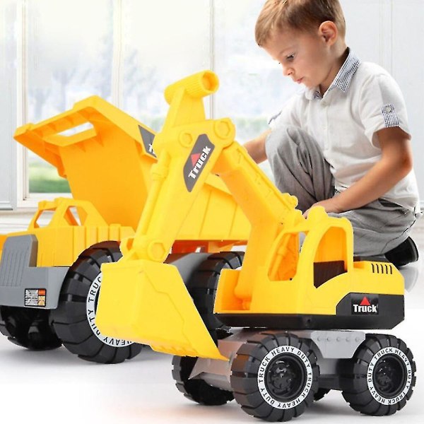 Baby Simulering Ingeniør Bil Lastebiler Anleggskjøretøy Leke For Gutt Gave EXCAVATOR