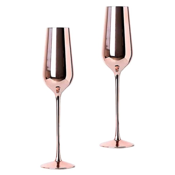 2 st Glas Vinglas Champagneglas Stående kopp drickskoppar Hushållsmuggar för fest hemmafest