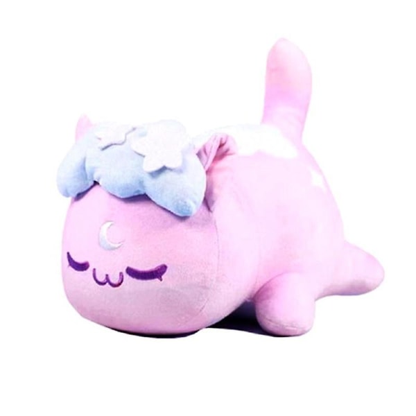 Meows Aphmau Plyschdocka Mee Meow Leksak Cola Pommes Frites Hamburgare Bröd Enhörning Ren Mat Katt Gosedjur Kudde Gåvor moon cat