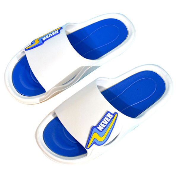 Herr Sommar Cloud Tofflor Halkfria Snabbtorkande Öppen Tå Mjuka Sandaler För Inomhus Och Utomhus White 40-41