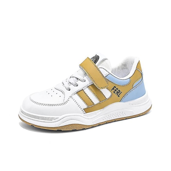 Drenge Sneakers Åndbare Pige Skateboardsko Løbesko 3dq500 White 37