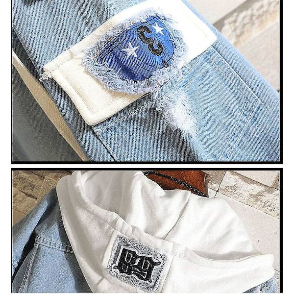 Attack On Titan Aot Anime Jacka Unisex Cosplay Hooded Pullover Denimjacka Hoodie Jacka Ytterkläder Rockar Attack on Titan M