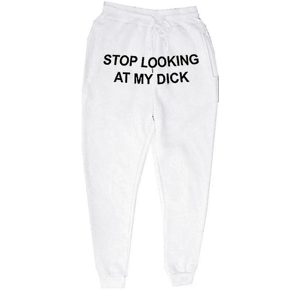 Letter Casual Casual Byxor För Män Och Kvinnor String Lös Hög Midja Sportbyxor 3Dark gray M