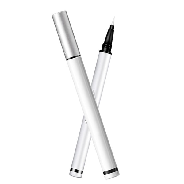 Vandtæt Hurtigtørrende Magisk Eyeliner Pen Langtidsholdbar Svedafvisende Kosmetik Makeup Værktøj Til Kvinder White