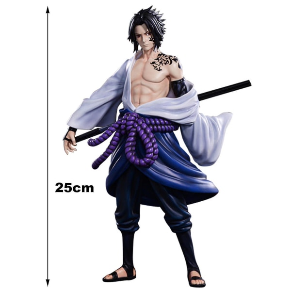 Sasuke Modell Naruto Figur Dekorativ Prydnad Anime Action Display