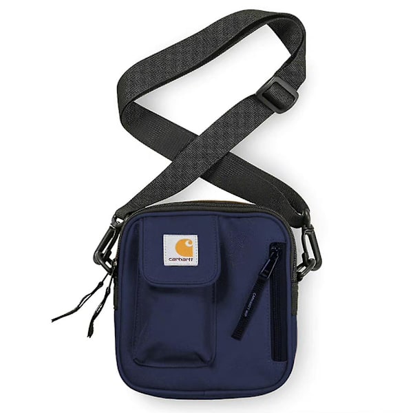 Fyrkantig Crossbody-väska för dam och herr, justerbar rem, liten axelväska för resor Dark Blue