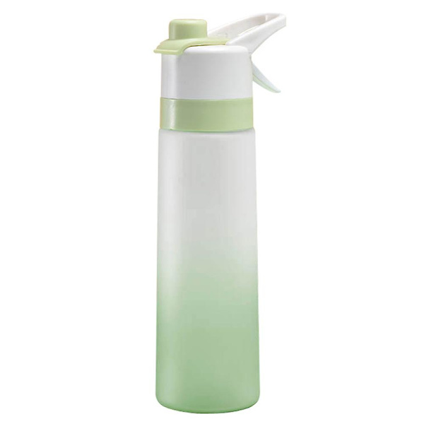 700 ml Spray Vandflaske Bærbar Gradient Frosted Flaske Udendørs Sports Drikkekop Green
