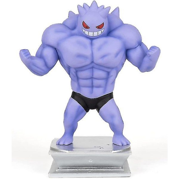 Anime Gk Pikachu Bulbasaur -patsas Figuriini Kehonrakennus Sarja Kokoelma Gengar