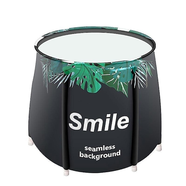 Sammenleggbart badekar for barn og voksne, sauna-tønne, varmebevarende badekar, høyde 65cm, diameter 70cm, flere fargevalg C