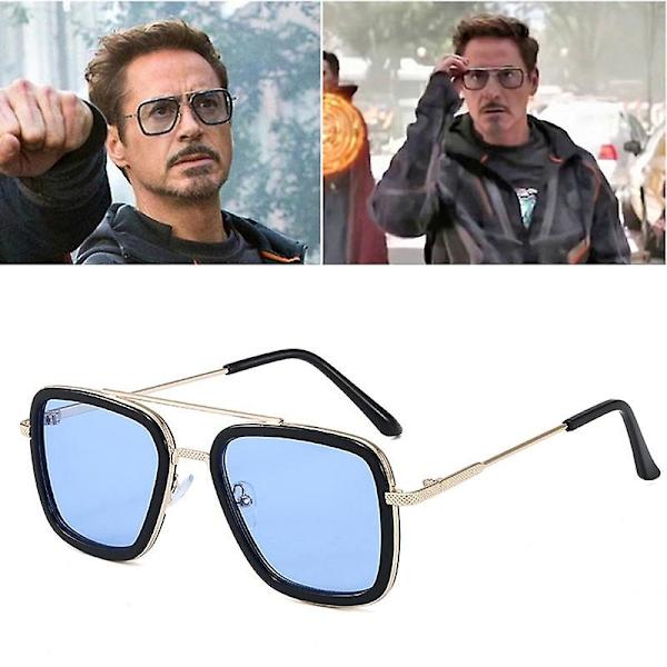 Högkvalitativa Iron Man Tony Stark Fiske Solglasögon Fyrkantiga Utomhus Sportglasögon Män Spider Glasögon Sport C