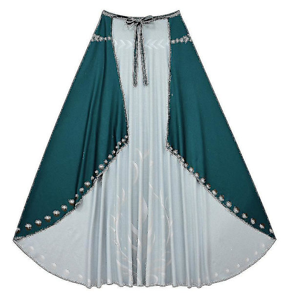 Frozen Prinsessa Anna -asu lapsille, tyttöjen hieno mekko, juhla-asu Anna 9-10 Years