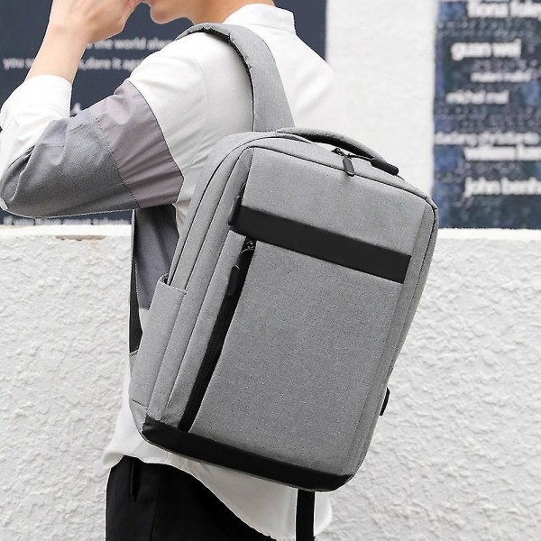 Business Casual Computertaske Udendørs Herre Rygsæk Rejserygsæk black