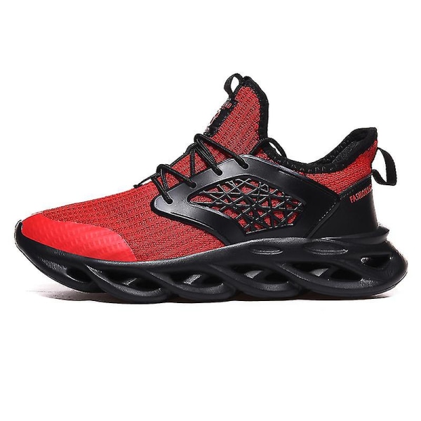 Nya Trend Herr Sneakers Löparskor Tennisskor Lätta Ventilerande Sport Atletiska 3c553 Red 40