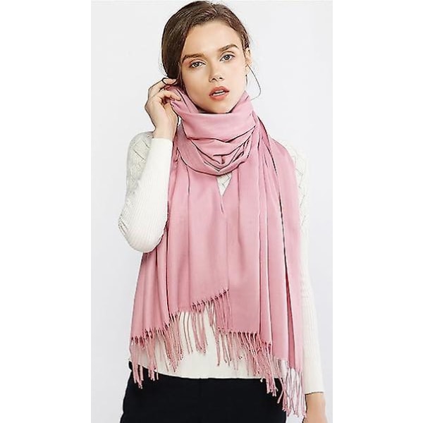 Skjerf for kvinner, kasjmir sjal, og emballasje for kvinners vinterbryllupsskjerf Beige