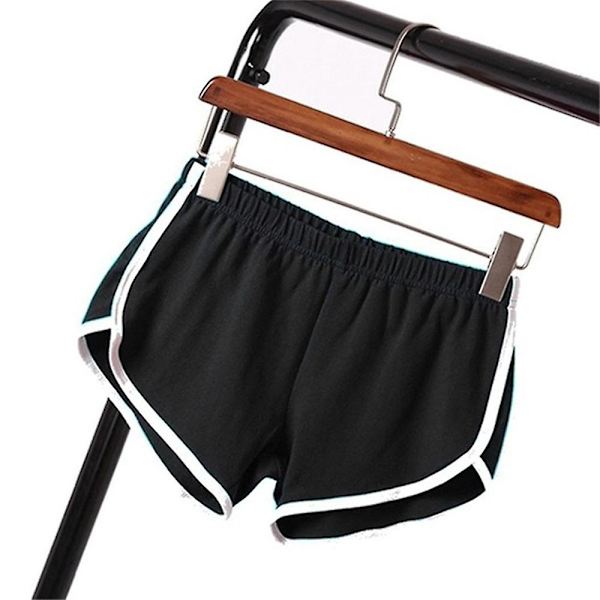 Träningsshorts för Kvinnor Hög Midja Butt Lifting Texturerade Booty Byxor För Yoga Wine Red M