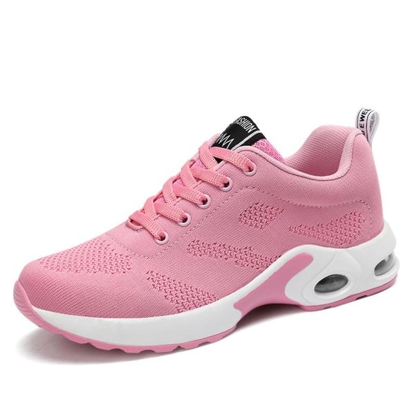 Dame Mesh Sportssko Slitesterke Og Pustende Egnet For Strandbruk Dense Mesh Pink 38