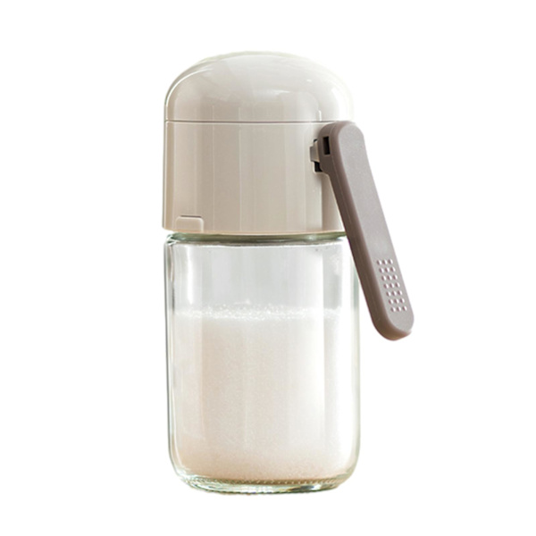 Kvantitativ Saltspreder Glas Saltspreder Dispenser Fugttæt Krydderiflaske Til Camping Køkken 180ml