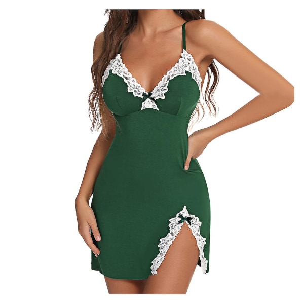Kvinnors sexiga underkläder Lounge nattkläder Sexig nattkläder Red 4XL