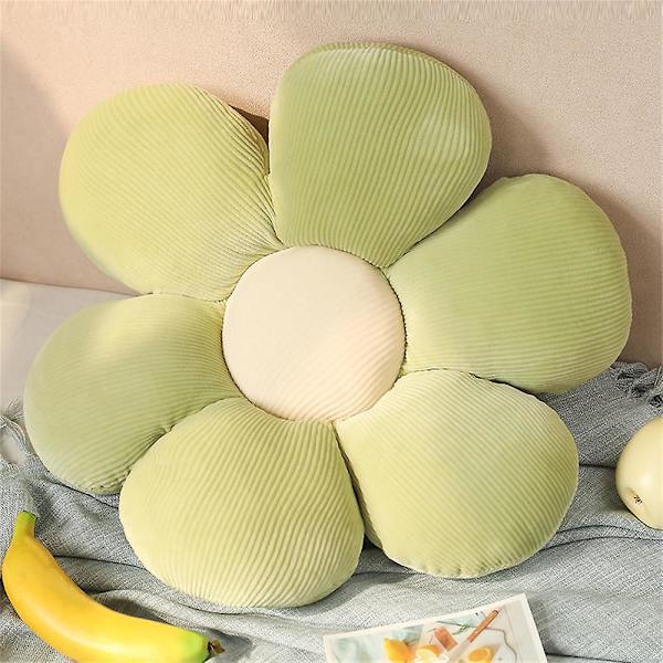Blomformad Loungedyna Söt Sittdyna Plyschstol För Läsning Avkoppling Bekvämt Golv F 40cm