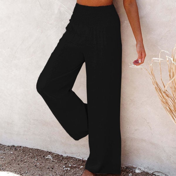 Yoga sweatpants til kvinder med lommer, sports- og atletisk tøj, velegnet til sammenkomster med venner White 2XL