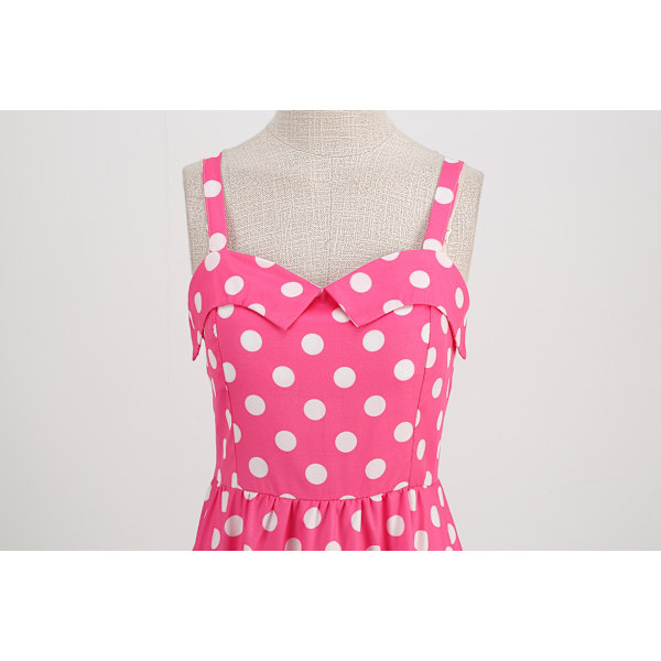Kvinder Vintage Kjoler 1950'er Retro Swing Kjole Filmheltinde Cosplay Kostume Style 3 Style 3 XL