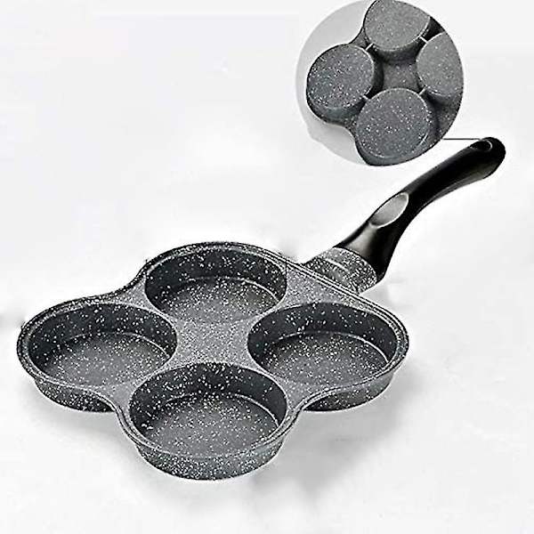 Non-stick Stegepande Med 4 Huller Pandekagepande Stegt Æg Burger Pande