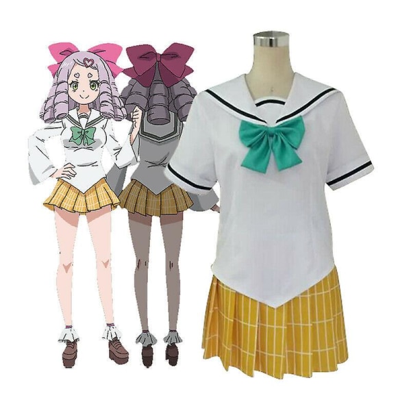 Caraele Den Magiska Skoluniformen Cosplay Kostym Yellow L