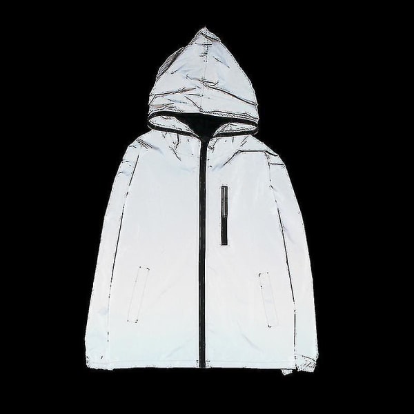 Vattentät varm reflekterande jacka Säkerhetsjacka med hög synlighet Lättvikt 181 XL