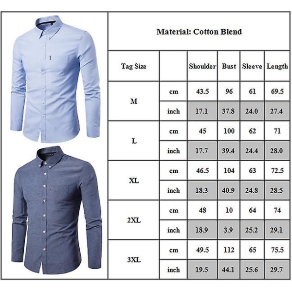 Miesten yksivärinen napillinen formelli paita pitkillä hihoilla, slim fit -kauluspaita, bisnestyylinen Grey 3XL
