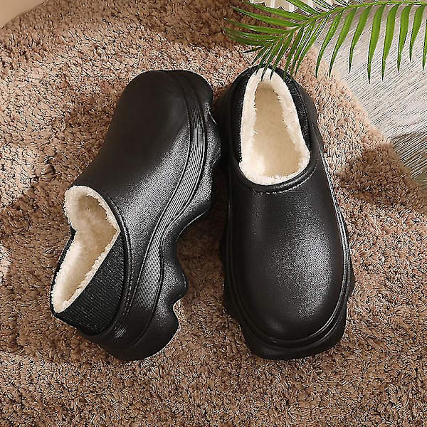 Dam bomullstofflor Mode Sandaler Utomhus Inomhus halkfria skor  Yj2024 Black 40-41