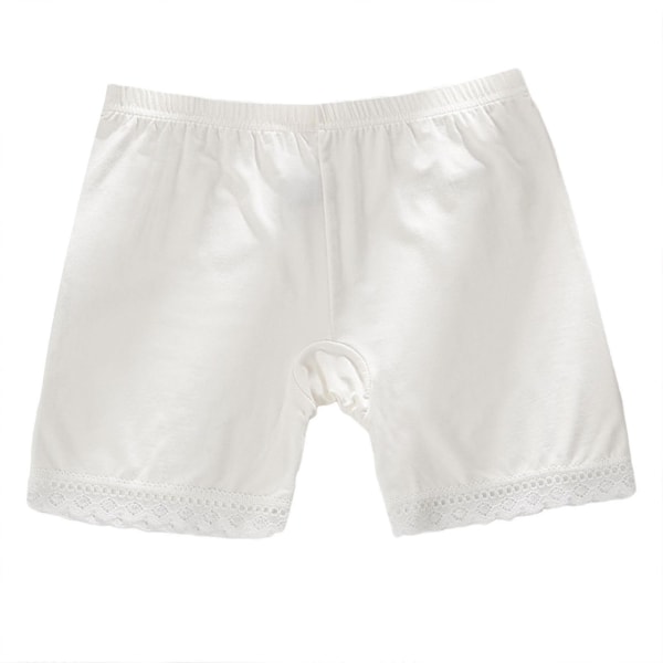 Kvinnor Underklänningar Seamless Smooth Slip Shorts Bekväma tunna korta byxor White XL