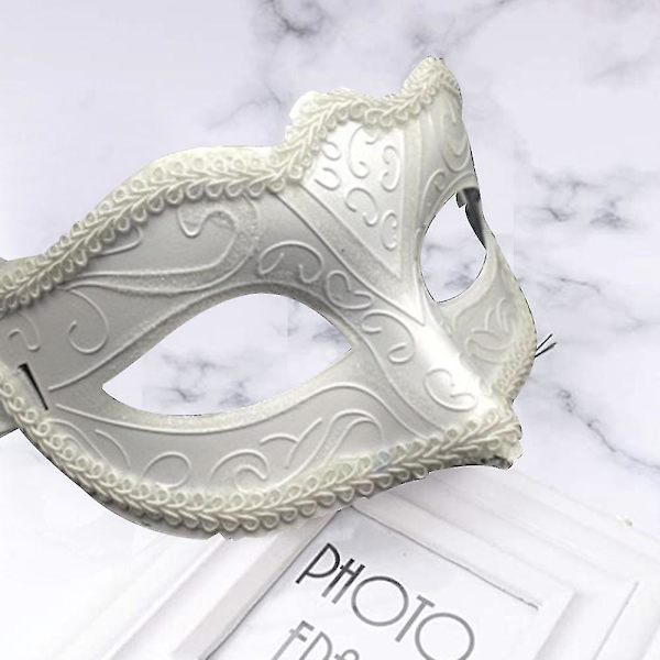 Maskeradansiktsmask, Mode Spets Par Maskeradansiktsmask White