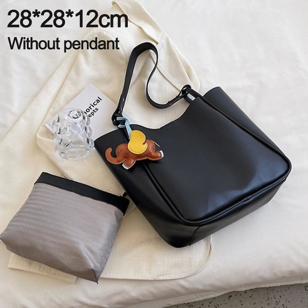 Håndvesker for kvinner, bøttevesker, vesker og håndvesker, crossbody-veske black