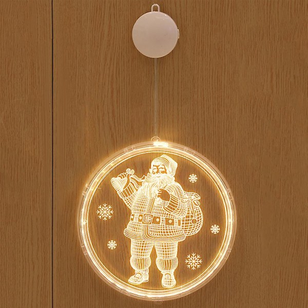 Jul Fairy Ljusslinga Dekor Dörr Fönster Lampa Julgran Ornament A