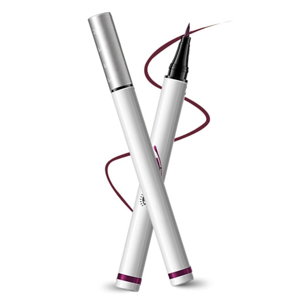 Vedenkestävä Nopeasti Kuivuva Taika Eyeliner-kynä Kestävä Hienkestävä Kosmetiikkameikkityökalu Naisille Pink Purple