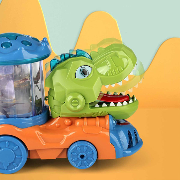 Sähköinen dinosaurusauto vedenalainen maailma leluauto mielenkiintoinen universaali dinosaurusautomalli lapsille pojille tytöille lelu lahja Blue